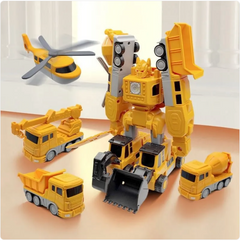 Magnetic Transform Engineering/Military Car Assembled Toys with Storage Box
