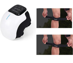 Cordless Knee Massager with LED Screen, Infrared Heat and Vibration Knee Pain Relief for Swelling Stiff Joints, Stretched Ligament and Muscles Injuries, Portable Knee Massage for Family and Friends