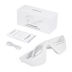 Eye Massager Device Wireless Rechargeable Warm Heat Therapy Red Light Eye Wand