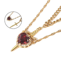 Love Dagger Necklace for Couples