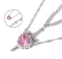Love Dagger Necklace for Couples