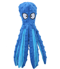 Durable Plush Octopus Dog Toy