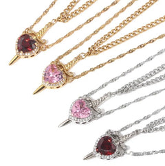 Love Dagger Necklace for Couples