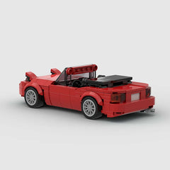 Convertible Sports Car Model Small Particle DIY Interlocking Building Blocks Set 306 PCS