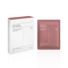 4PK Bio-Collagen Deep Bio-Collagen Real Deep Mask, Hydrating Overnight Hydrogel Face Mask, Pore Minimizing, Elasticity, Plumping, Travel Essentials & Self Care Gifts for Women