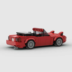 Convertible Sports Car Model Small Particle DIY Interlocking Building Blocks Set 306 PCS