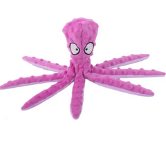 Durable Plush Octopus Dog Toy