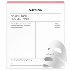 4PK Bio-Collagen Deep Bio-Collagen Real Deep Mask, Hydrating Overnight Hydrogel Face Mask, Pore Minimizing, Elasticity, Plumping, Travel Essentials & Self Care Gifts for Women