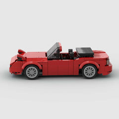 Convertible Sports Car Model Small Particle DIY Interlocking Building Blocks Set 306 PCS