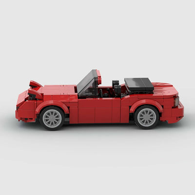Convertible Sports Car Model Small Particle DIY Interlocking Building Blocks Set 306 PCS