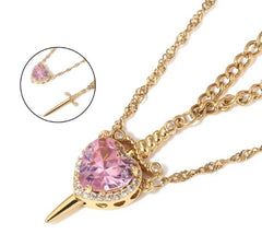 Love Dagger Necklace for Couples
