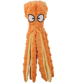 Durable Plush Octopus Dog Toy