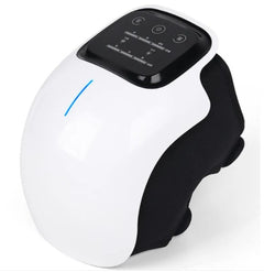 Cordless Knee Massager with LED Screen, Infrared Heat and Vibration Knee Pain Relief for Swelling Stiff Joints, Stretched Ligament and Muscles Injuries, Portable Knee Massage for Family and Friends